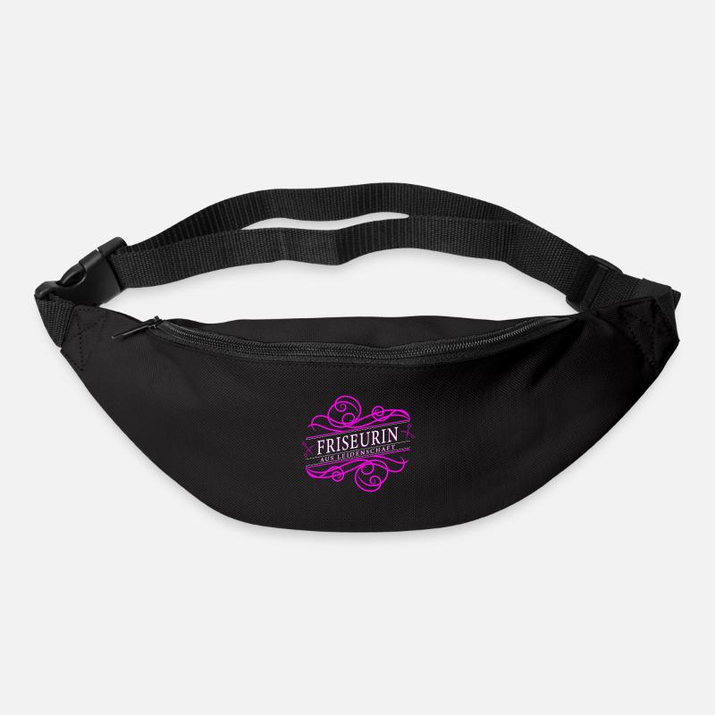 Friseurin aus Leidenschaft - Gürteltasche - Schwarz