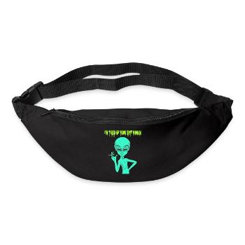 I'm Tired Of Your Shit Human T-shirt Design - Bum bag - black - Front