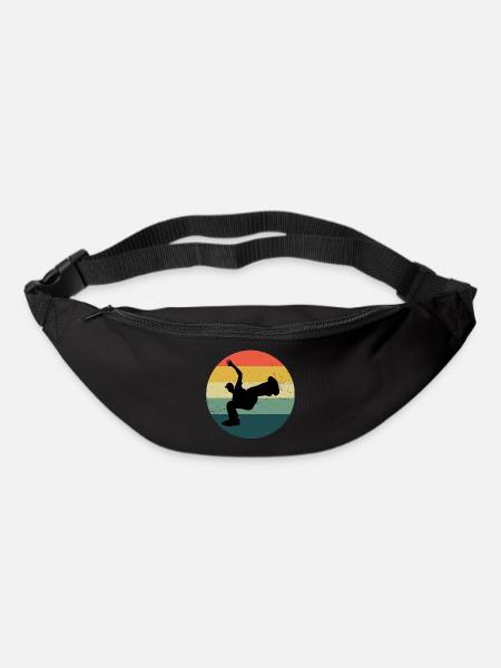 Breakdance Bgirl Femmes Breakdance Hommes - Sac banane - noir