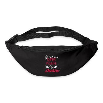 Super Pédiatre qui Déchire - Sac banane - noir - Devant