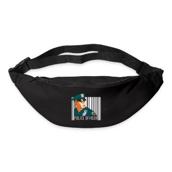 Policier Uniforme de scène de crime - Sac banane - noir - Devant