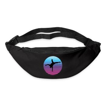 Hiphop Break Dance Hip Hop Bboy Hommes Femmes - Sac banane - noir - Devant