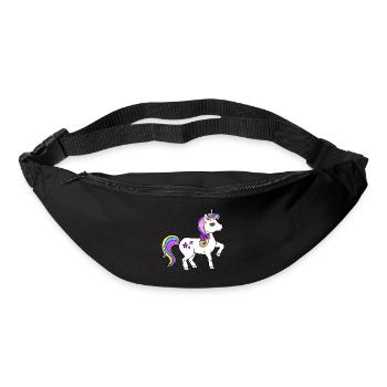 Licorne - Sac banane - noir - Devant