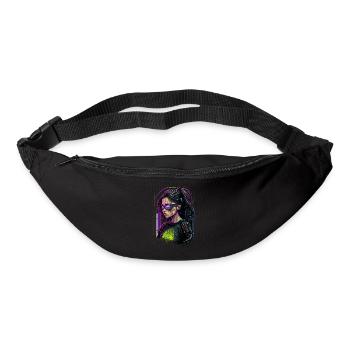 Fearsome Punk Lady le simple cadeau d’anniversaire pour - Sac banane - noir - Devant