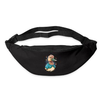 Ente mit Crop Top - Gürteltasche - Schwarz - Vorne