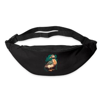 Canard pour chasseur de canard - Sac banane - noir - Devant