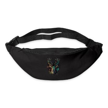 Geweih Liebhaber - Gürteltasche - Schwarz - Vorne
