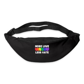 Heart Love Statement Lgbt Equality Homo - Bum bag - black - Front