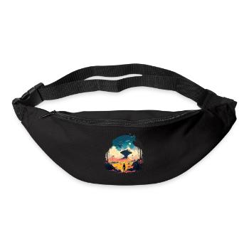 Diese Welt - Gürteltasche - Schwarz - Vorne