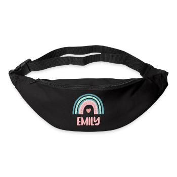 Emily Name Rainbow Baby - Bum bag - black - Front