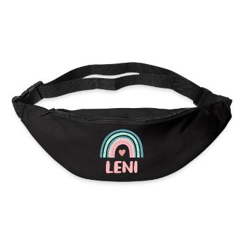 Leni Name Rainbow Baby - Bum bag - black - Front