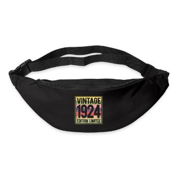 VINTAGE 1924 EDITION LIMITEE - Sac banane - noir - Devant