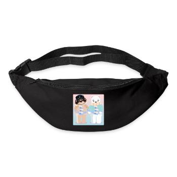 CAPTAIN SLOTH - POLAR BEAR VALENTINE'S DAY - LOVE - Bum bag - black - Front