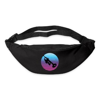 Trumpet Men's Women Trumpet Trumpeter Jazz Tromp - Bum bag - black - Front