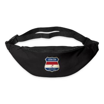 Arnhem Netherlands coat of arms design - Bum bag - black - Front