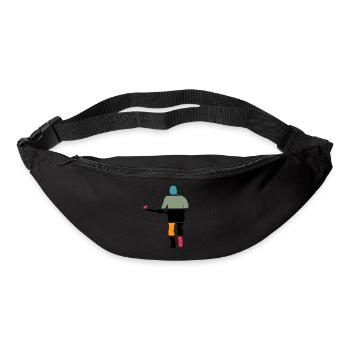 hockey hockey player field hockey coach - Bum bag - black - Front