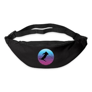 Slopestyle Herren Ski Jumping Freestyle Ski - Gürteltasche - Schwarz - Vorne