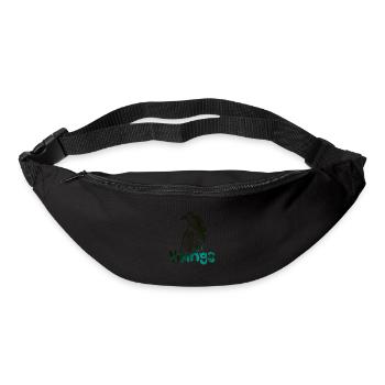 Raven logo Vikings - Bum bag - black - Front