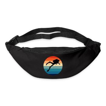 Diving Men Free Dive Women Scuba Diving - Bum bag - black - Front