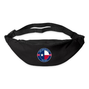 The Woodlands Texas Flag USA Travel Souvenir Badge - Gürteltasche - Schwarz - Vorne
