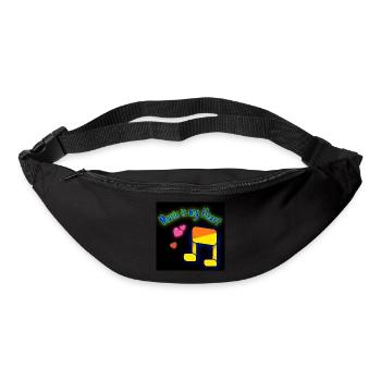 Music is my Heart - Gürteltasche - Schwarz - Vorne