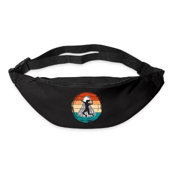 Badminton - Sac banane - noir - Devant