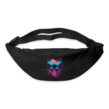 Vaporwave Dreams Schmetterling - Gürteltasche - Schwarz - Vorne