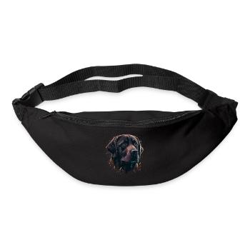 Entzückender lila Labrador Retriever - Gürteltasche - Schwarz - Vorne