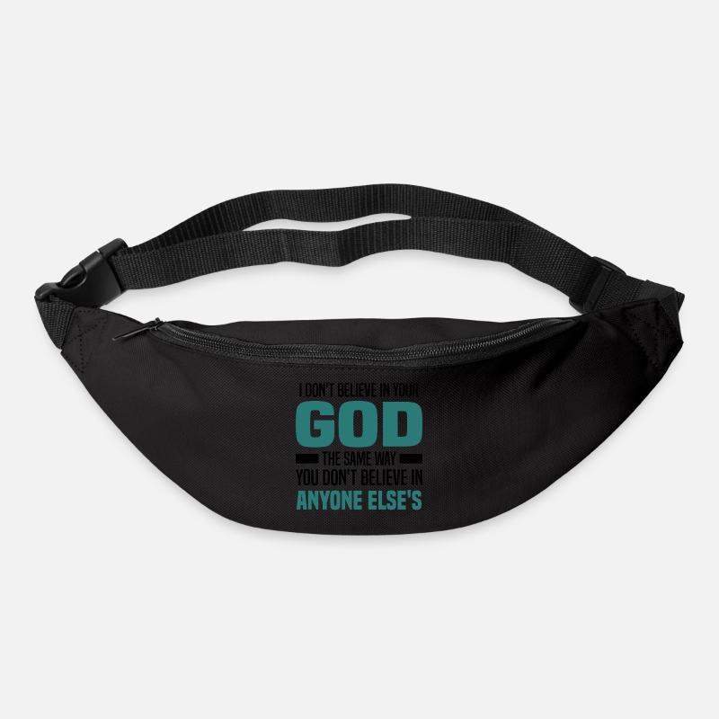 Athéisme - Sac banane - noir