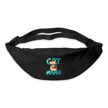 Cat mama - Bum bag - black - Front