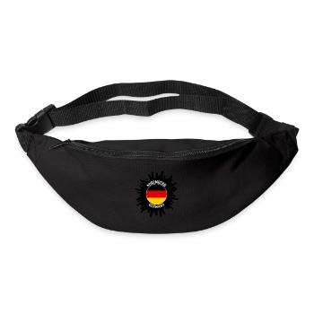 Nuremberg Skyline Germany Flag Travel Souvenir - Bum bag - black - Front