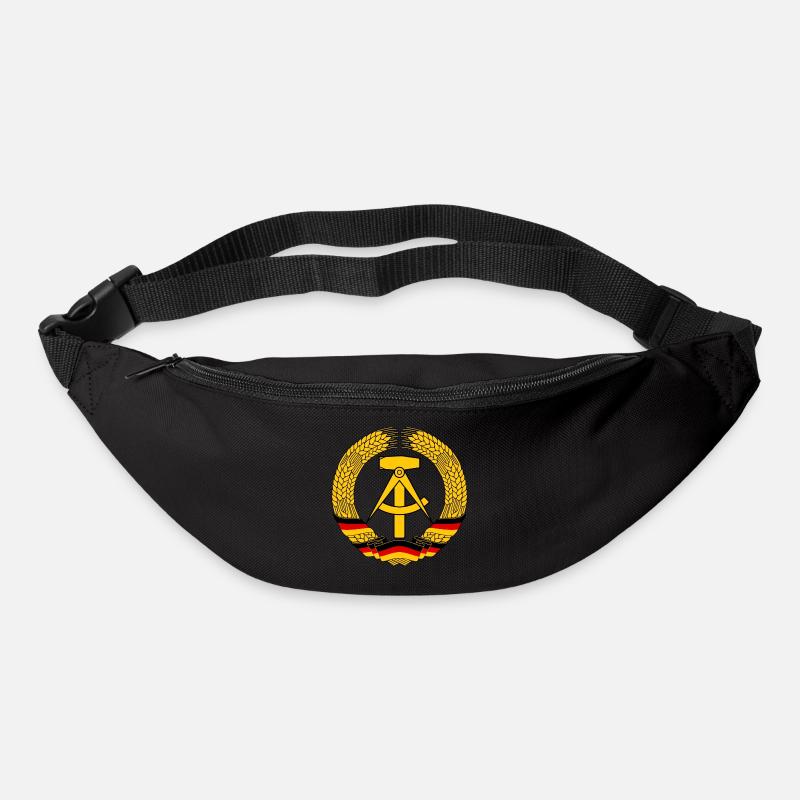 DDR Wappen (Original) - Gürteltasche - Schwarz