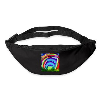 beautiful rainbow - Bum bag - black - Front