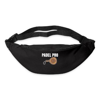 Sportart Spruch Spieler Padel Schläger Padelspiel - Gürteltasche - Schwarz - Vorne