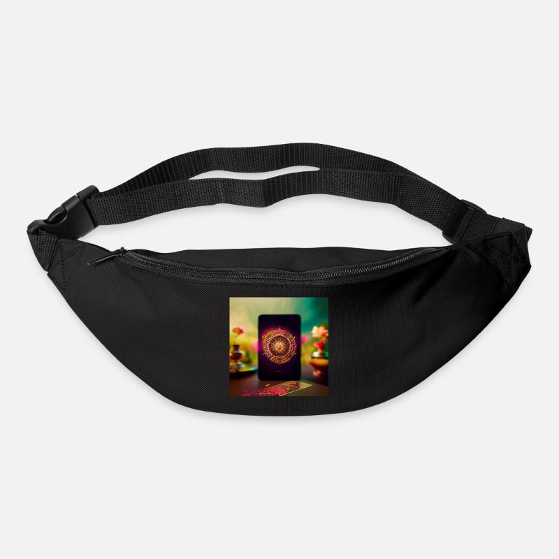 Das Glücksrad - Gürteltasche - Schwarz