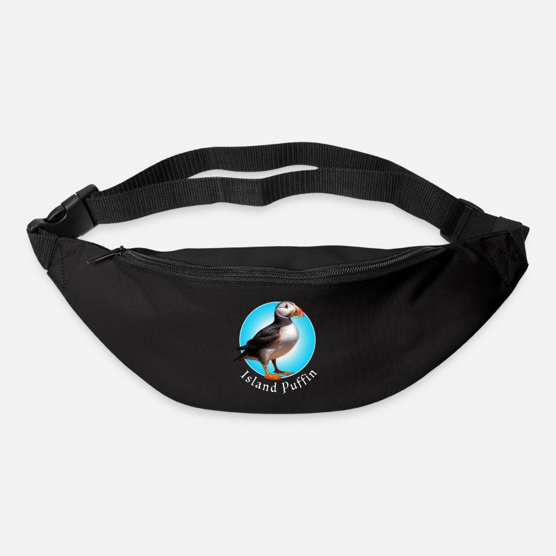Island Puffin - Gürteltasche - Schwarz