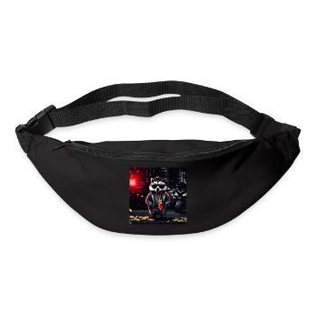 Gangster Waschbär - Gürteltasche - Schwarz - Vorne