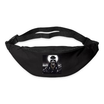 Gangster Waschbär - Gürteltasche - Schwarz - Vorne