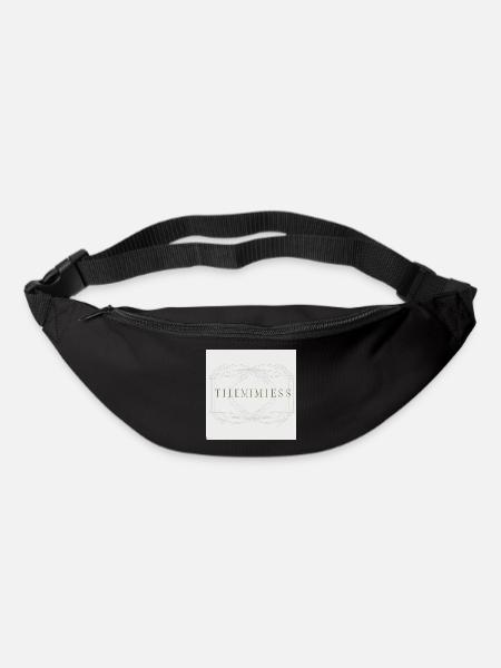 zeitloser stiel - Gürteltasche - Schwarz