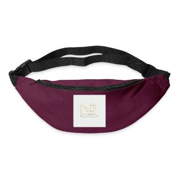 Lien clair - Sac banane - bordeaux  - Devant