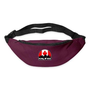 Halifax Canada Flag Skyline Silhouette Travel - Bum bag - burgundy - Front