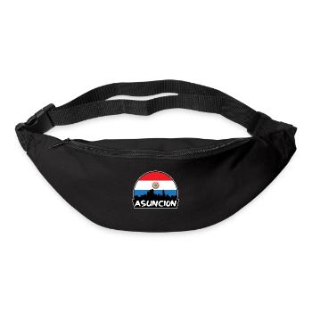 Asuncion Paraguay Flag Skyline Silhouette Travel - Bum bag - black - Front