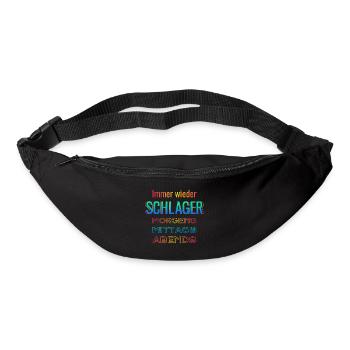 Again and again Schlager - Bum bag - black - Front