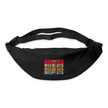 Meerkat Zoo Cute - Bum bag - black - Front