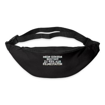 Movies Statement Streaming Kino Filme Kinoabend - Gürteltasche - Schwarz - Vorne