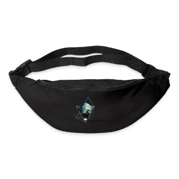 Hybride paresseux-ours fluffy - Sac banane - noir - Devant