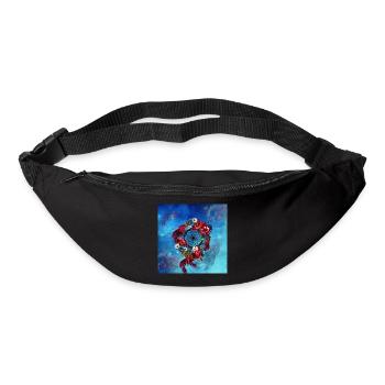 Merveilleux capteur de rêves, - Sac banane - noir - Devant