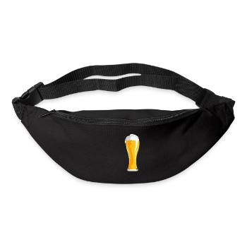 Woiza Weizen Spruch Schwabe Sprüche Schwäbisch - Gürteltasche - Schwarz - Vorne