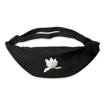 Ideen Muttertag, Magnolie seitlich - Gürteltasche - Schwarz - Vorne