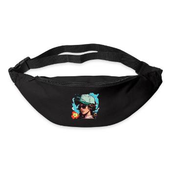 Pyro-Mädchen - Gürteltasche - Schwarz - Vorne